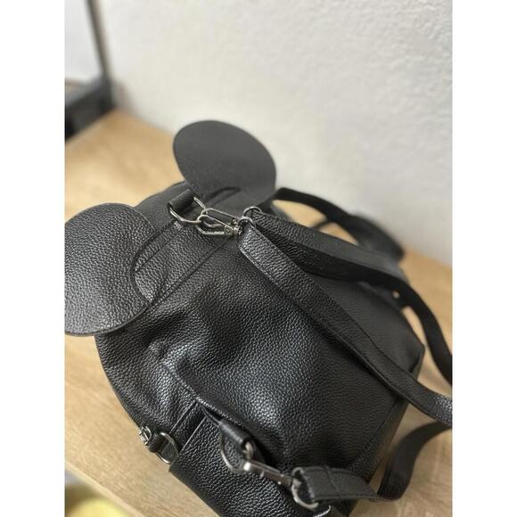 Disney Minnie Mouse Mini Backpack - Black/Red  10” High - Picture 5 of 9